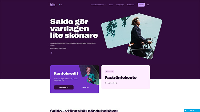 saldo hemsida