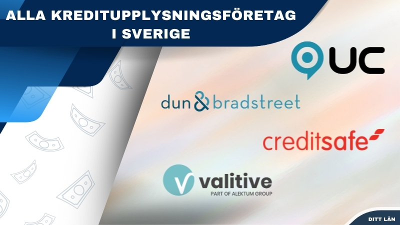 Alla kreditupplysningsföretag i Sverige